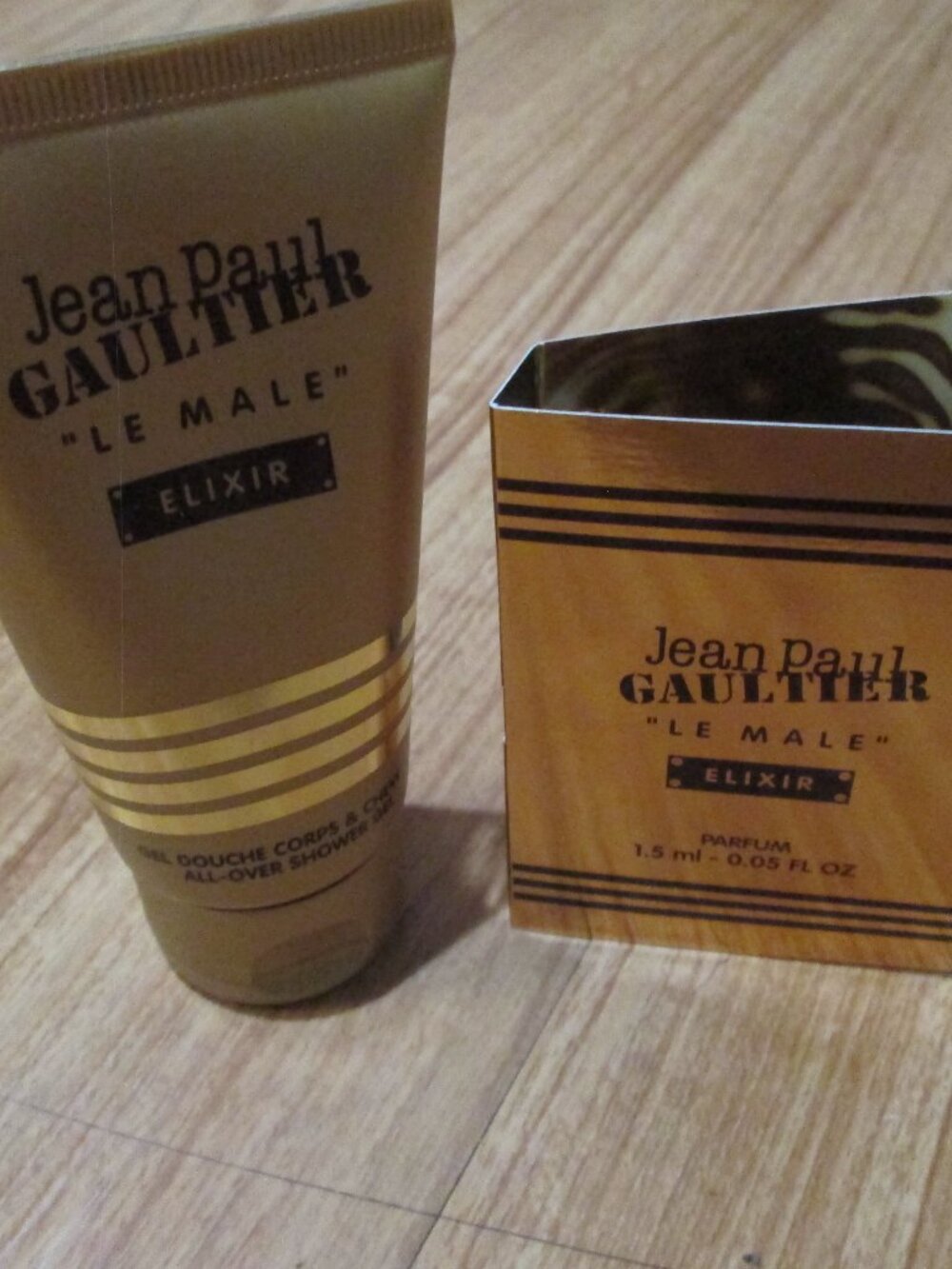 Jean Paul Gaultier ELIXIR all over shower gel w/sample